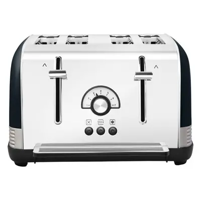 Morphy Richards Venture Retro 4 Slice Toaster - Onyx