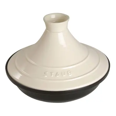 Tajine Staub dish - cm, Beige-black