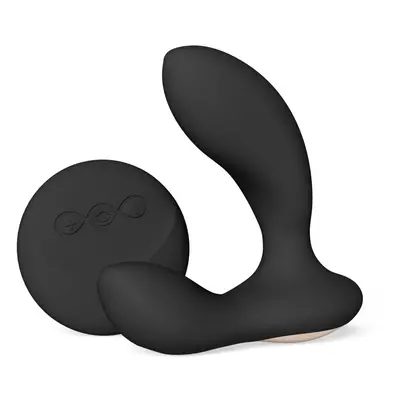 (Black) LELO HUGO Remote Prostate Vibrator, Male Sex Toy for Men, Wireless Prostate Massager wit