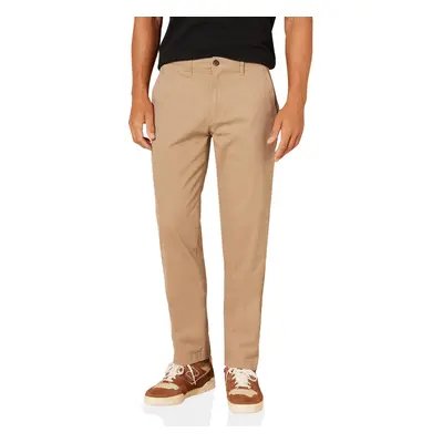 Mens Athletic-Fit casual Stretch chino Pant (Available in Big & Tall), Dark Khaki Brown, 38W x 2