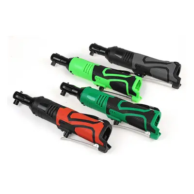 (Black Green, 18V) 18/28V Electric Right Angle Wrench Degree Rechargeable Ratchet Wrench For Vin