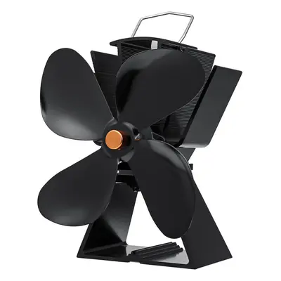 (EQ3-NK(4GB)) Inch Quiet Mini Blades EQ3-NK Stove Fan Fireplace Fire Heat Power Saving Ecofan