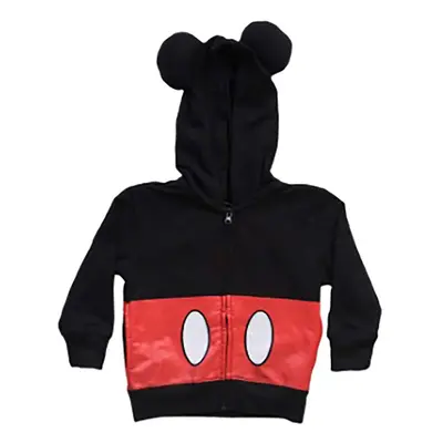 Disney Little Boys' Toddler Mickey Mouse Hoodie Black 4T