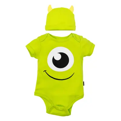 Disney Pixar Monsters Inc. Mike Newborn Baby Boys Cosplay Bodysuit and