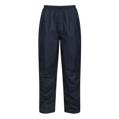 (M/R, Navy) Regatta Mens Linton Overtrousers (Waterproof, Windproof and Breathable)