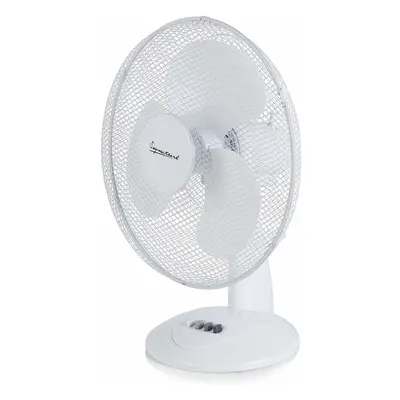 Signature S40010 Portable Inch Oscillating Desk Fan, White