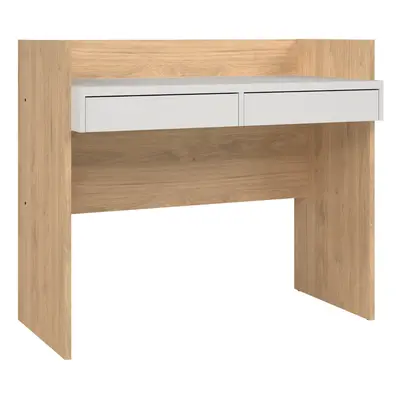 Function Plus Desk Drawers In Jackson Hickory and White