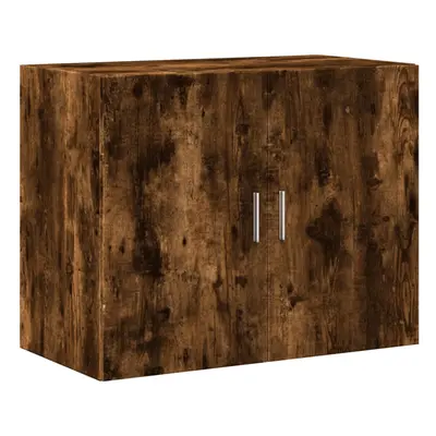 (smoked oak) vidaXL Wall Cabinet Bathroom Wall Hanging Cabinet Engineered Wood