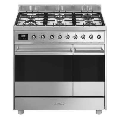 Smeg C92GPX9 Duel Fuel Cooker with Gas Hob