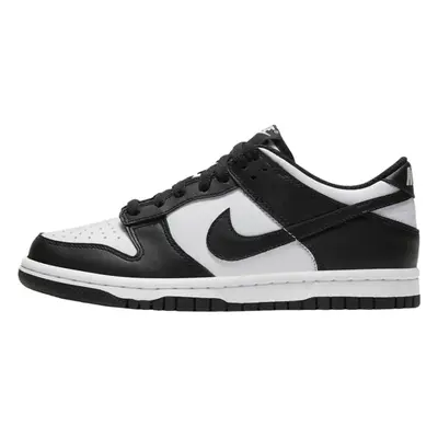 NIKE Boy's Dunk Low Basketball Shoe White/Black/White Big Kid