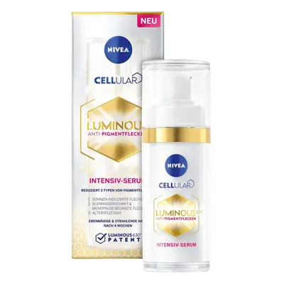 NIVEA Cellular Luminous Anti-Pigment Spot Intensive Serum (30 ml), Brightening Serum for an Even