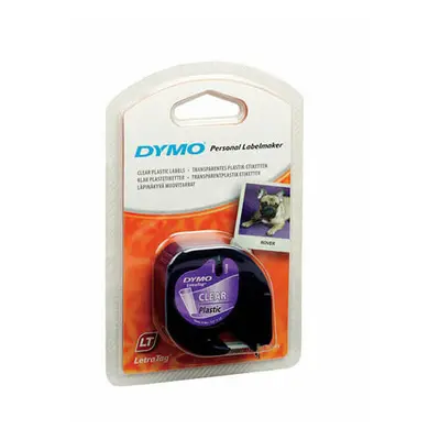 (Clear) Dymo Letra-Tag Tape Label Plastic