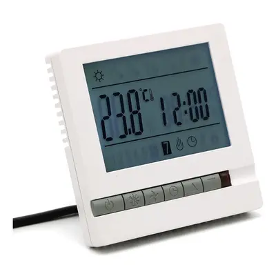 (25A) Thermostat 25A LCD Display Temperature Controller Programmable Room Thermostat