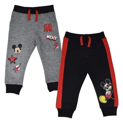 Disney Mickey Mouse Toddler Boys Pack Pants Black/Gray 3T