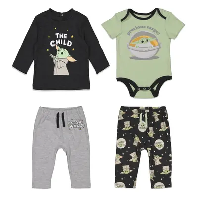 STAR WARS The Mandalorian The Child Baby Boys Piece Layette Set: Bod