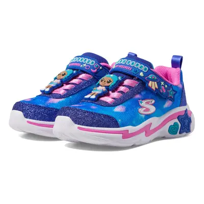 Skechers Girls Snuggle SNEAKS Sneaker Navy/Multi Little Kid