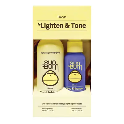 Sun Bum Lighten and Tone Kit | Blonde Hair Lightener and Tone Enhancer