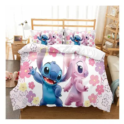 (06, Super King-260*220cm) Lilo & Stitch Bedding Single Double Duvet Cover Pillow Cases Set