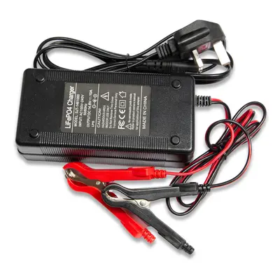 (10A, 60Ah, Charger only) LiFePo4 Battery 12.8V Lithium-Ion Iron Phosphate 12V Leisure Solar Car