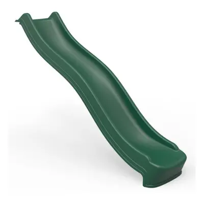 (Dark Green) Rebo 8ft (220cm) Universal Childrens Plastic Garden Wave Slides