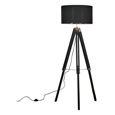 Tripod Black Floor Lamp