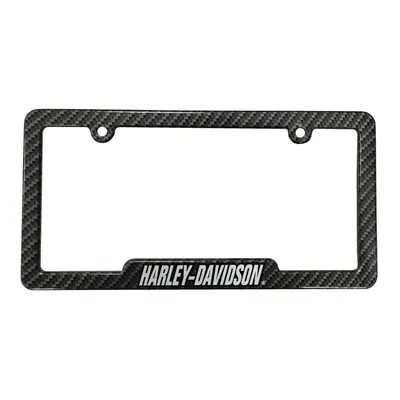 HarleyDavidson Carbon Fiber Look HD Metal License Plate Frame CG42575