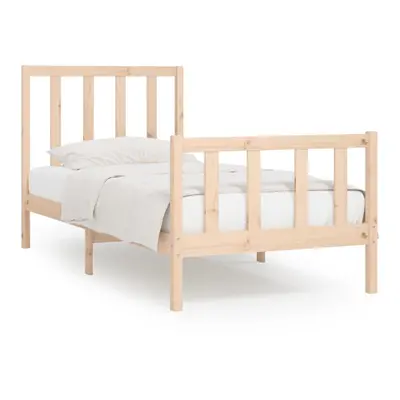 (brown, x cm) vidaXL Solid Wood Bed Frame Home Wooden Bedstead Bed Base Multi Colours/Sizes