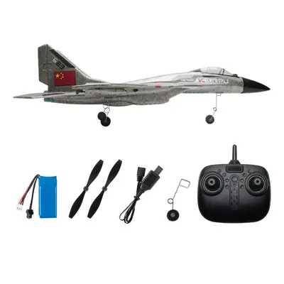 (Grey, Two Batteries) 490mm Wingspan 2.4GHz 2CH Auto Balance EPP RC Airplane Warbird Glider RTF 