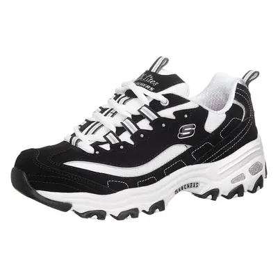 Skechers womens D'lites Biggest Fan Memory Foam Lace-up Fashion Sneake