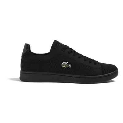 Lacoste - Mens Carnaby Piquee Textile Heel Pop Sneakers Color Black/B