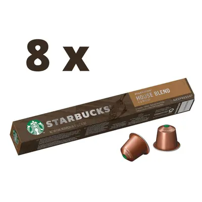 CASE OF x Starbucks HOUSE BLEND Lungo Nespresso Pods 10pk BBE 31/7/22