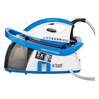 Russell Hobbs Pressurised Steam Generator Iron - Blue / White