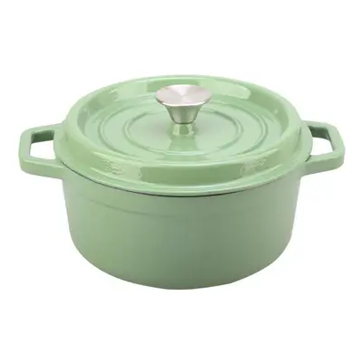 Aldrn Casserole Dish Cast Iron 22cm With Lid Induction Suitable Oven