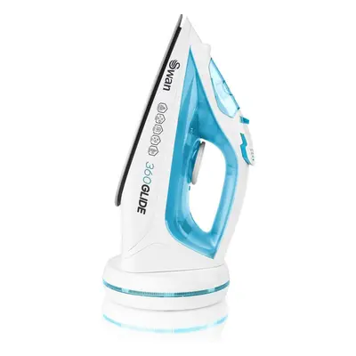 Swan 2-in-1 Cord or Cordless Steam Press Iron, Rechargeable, Non-Stick Ceramic Soleplate, Steam 