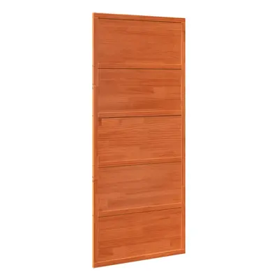 (wax brown, x cm) vidaXL Barn Door Hanging Sliding Door Home Internal Barn Door Solid Wood Pine