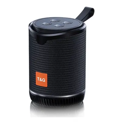 (Black) Mini Wireless Bluetooth Speaker Portable FM Radio TF AUX USB Speakers Subwoofer Music Co