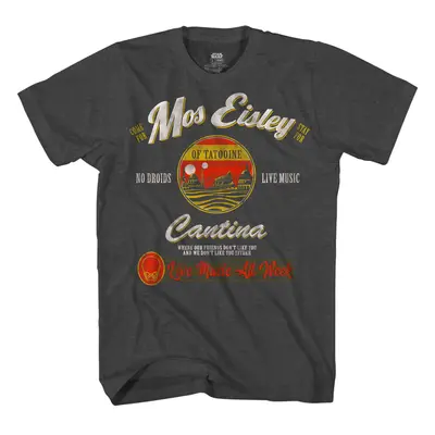 STAR WARS Mos Eisley cantina Tatooine Mens Adult graphic Tee T-Shirt (