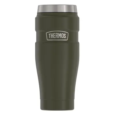 THERMOS Stainless King VacuumInsulated Travel Tumbler Ounce Army Green