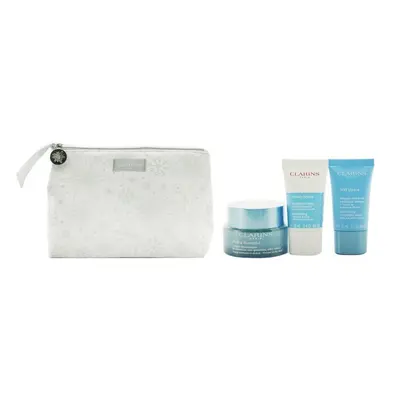 Clarins Hydration Collection: Hydra-Essentiel Silky Cream 50ml+ Fresh Scrub 15ml+ SOS Hydra Mask