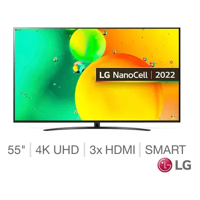 LG Smart TV NanoCell 4K Ultra HD Inch, 55NANO766QA