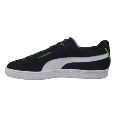 PUMA Mens Suede Displaced Lace Up Sneakers Shoes Casual - Black - Size