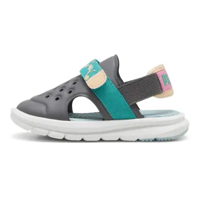 PUMA Evolve Sport Sandal Cool Dark Gray-Sparkling Green-Turquoise Sur