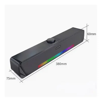 (Bluetooth version) Soundbar Bluetooth 5.0 Speaker RGB Light Hi-Fi Stereo Sound Home Desktop Spe