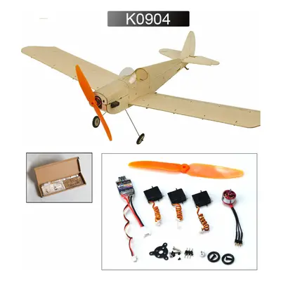 (K0904) Micro Spacewalker 460mm Wingspan Balsa Wood RC Airplane Kit with Power System