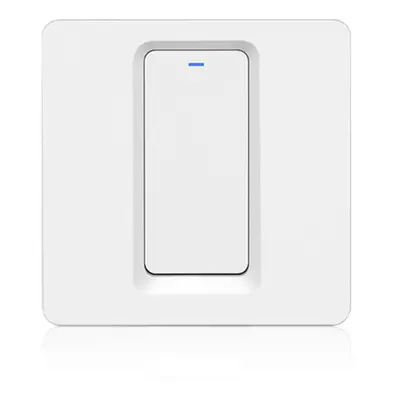 (1CH) WiFi Smart Light Switch Push Button Smart Life/Tuya APP Remote Control Works with Alexa Go