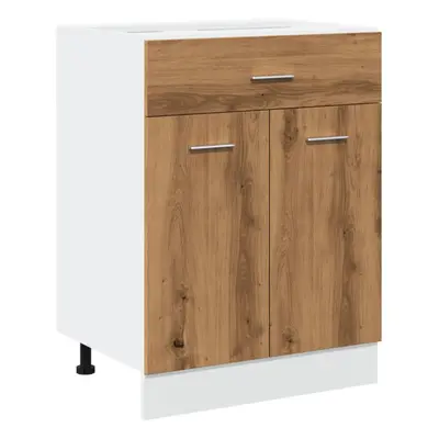 vidaXL Drawer Bottom Cabinet Kitchen Cabinet Unit Artisan Oak Engineered Wood