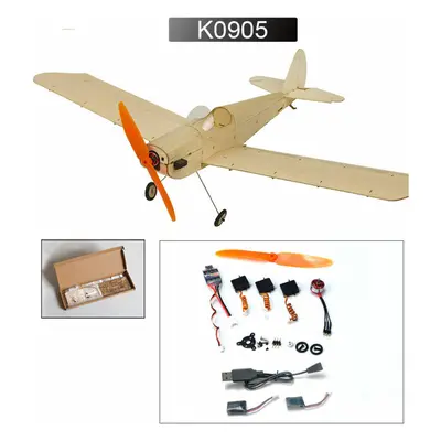 (K0905) Micro Spacewalker 460mm Wingspan Balsa Wood RC Airplane Kit with Power System