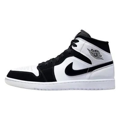 Nike Men's Air Jordan Mid Sneaker White/Black-multi Color 8.5