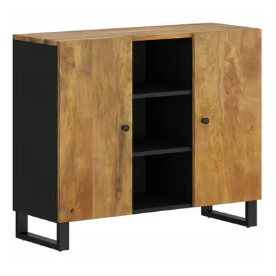 (honey brown) vidaXL Sideboard Side Cabinet with Doors Cupboard Highboard Solid Wood Mango