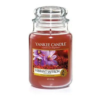 Yankee Candle Large Jar Candle, vibrant Saffron,, Red, 9.9 x 9.9 x 16.8 cm